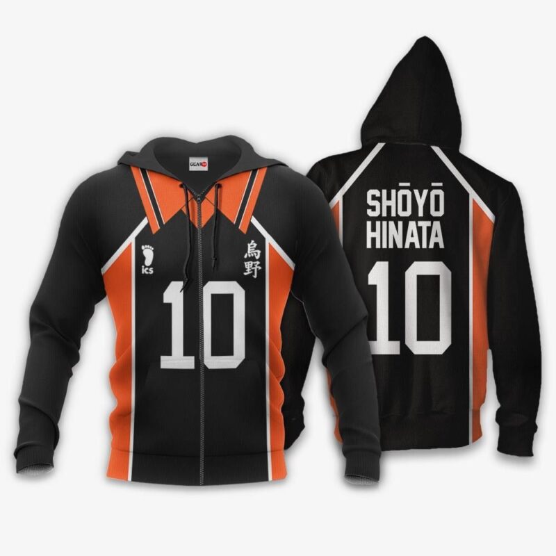 Shoyo Hinata Premium Outerwear Uniform Number 10 Karasuno