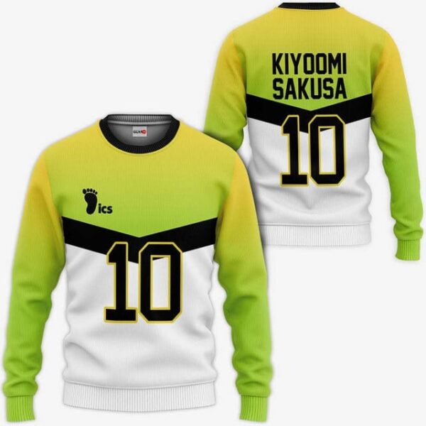 Itachiyama Kiyoomi Sakusa Premium Outerwear Uniform Number 10 Anime