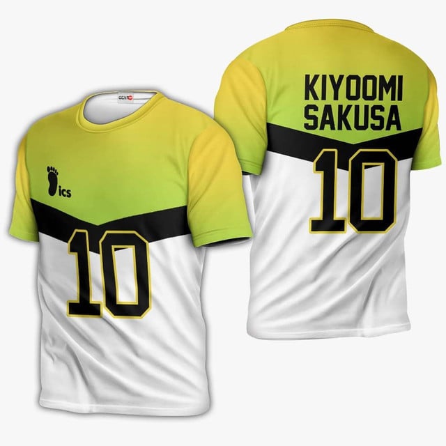 Itachiyama Kiyoomi Sakusa Premium Outerwear Uniform Number 10 Anime