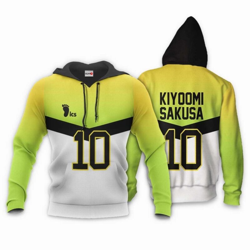 Itachiyama Kiyoomi Sakusa Premium Outerwear Uniform Number 10 Anime