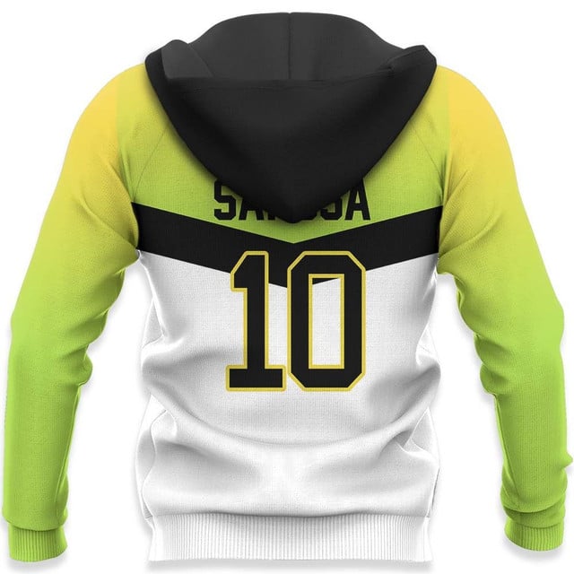 Itachiyama Kiyoomi Sakusa Premium Outerwear Uniform Number 10 Anime