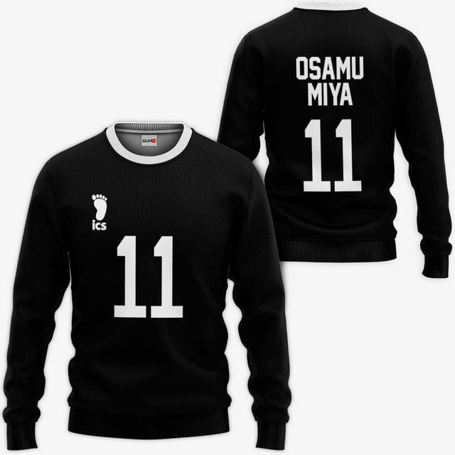Inarizaki Osamu Miya Premium Outerwear Uniform Number 11 Anime