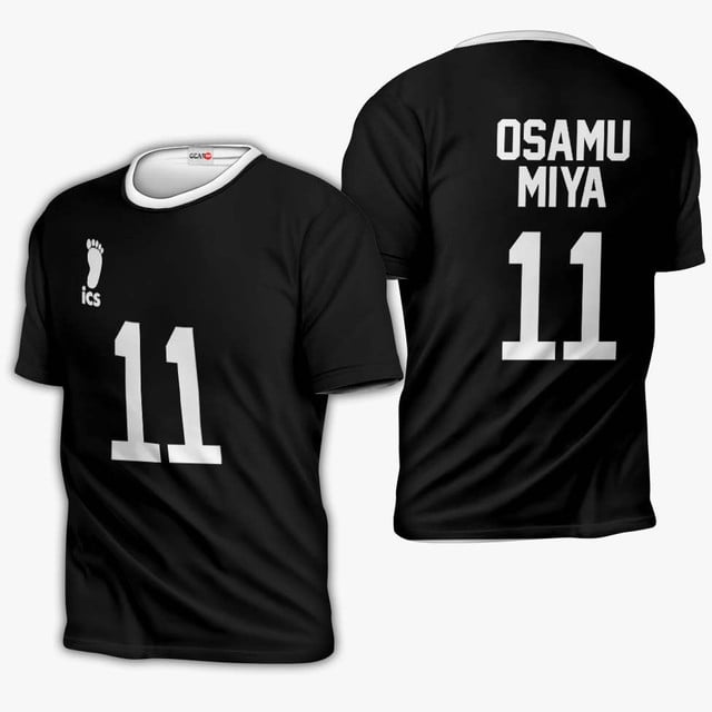 Inarizaki Osamu Miya Premium Outerwear Uniform Number 11 Anime