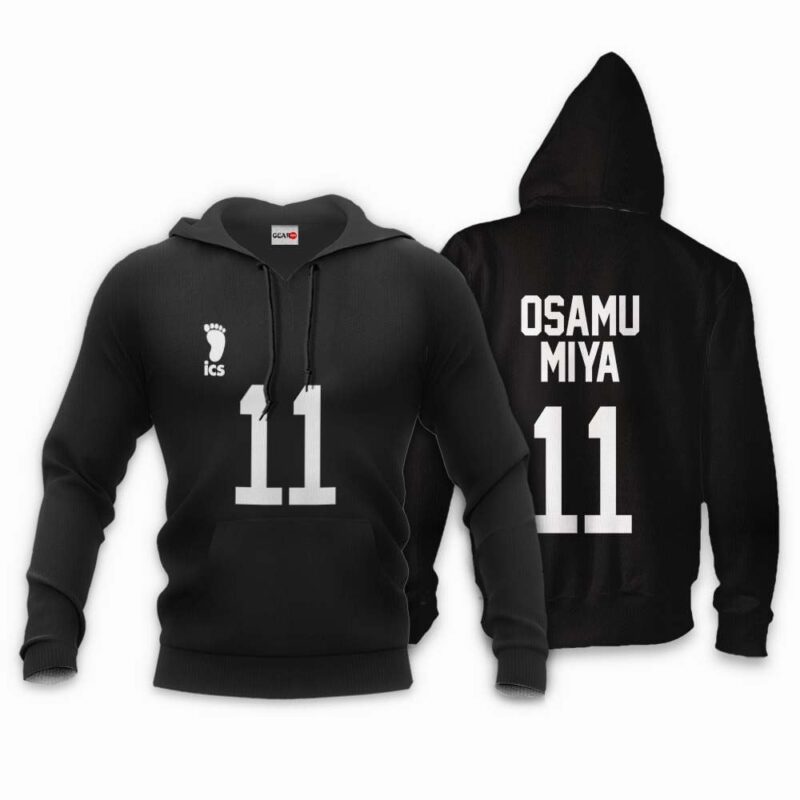Inarizaki Osamu Miya Premium Outerwear Uniform Number 11 Anime
