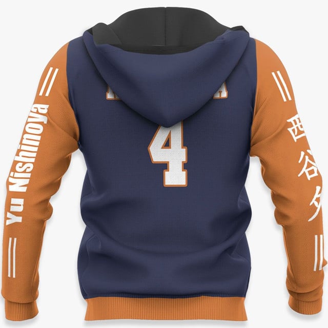 Yu Nishinoya Premium Outerwear Karasuno Haikyuu
