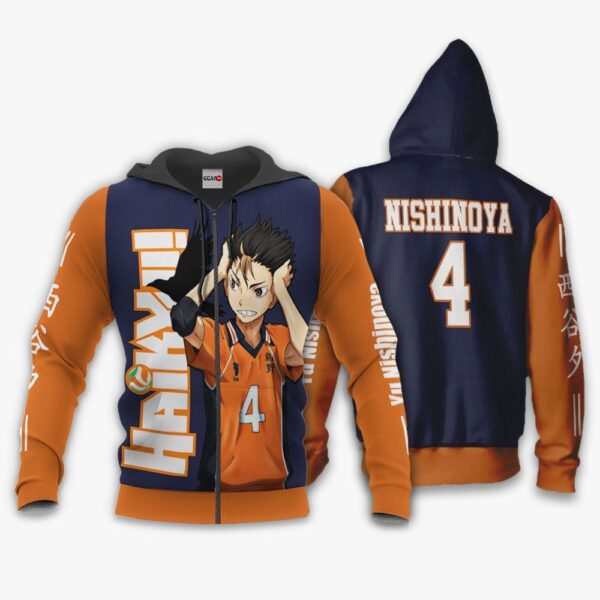 Yu Nishinoya Premium Outerwear Karasuno Haikyuu