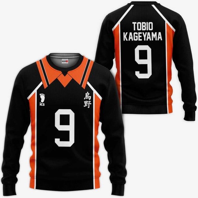 Karasuno Tobio Kageyama Uniform Premium Outerwear Num 9