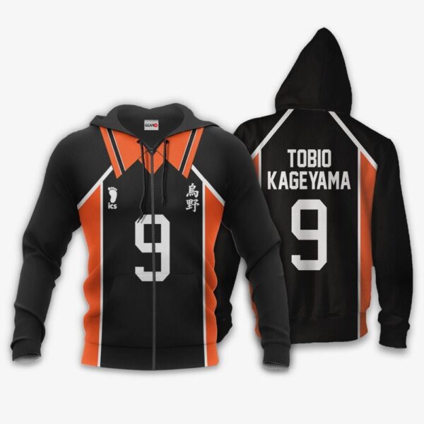 Karasuno Tobio Kageyama Uniform Premium Outerwear Num 9