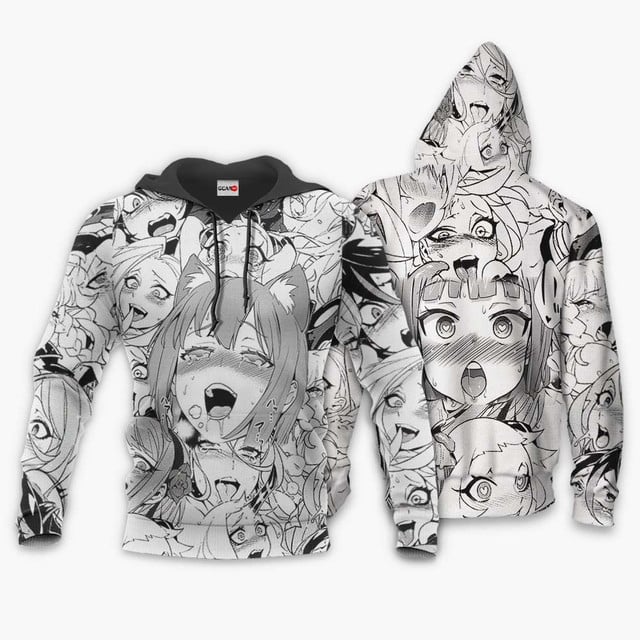 Ahegao Premium Outerwear Girls Shirt Fans