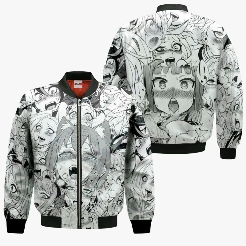 Ahegao Premium Outerwear Girls Shirt Fans