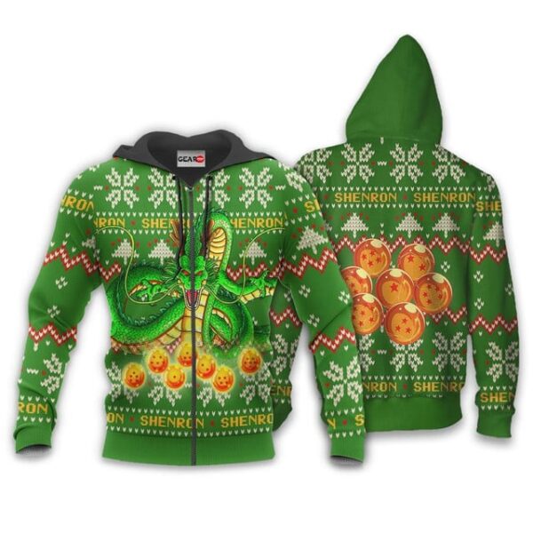 Shenron Ugly Christmas Sweater Anime