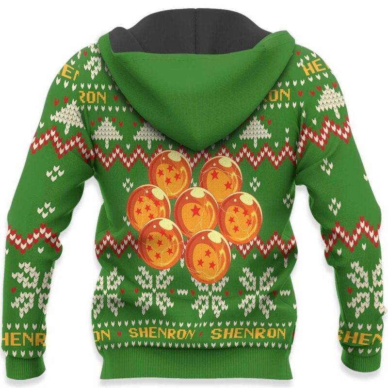 Shenron Ugly Christmas Sweater Anime