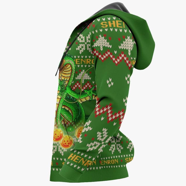 Shenron Ugly Christmas Sweater Anime