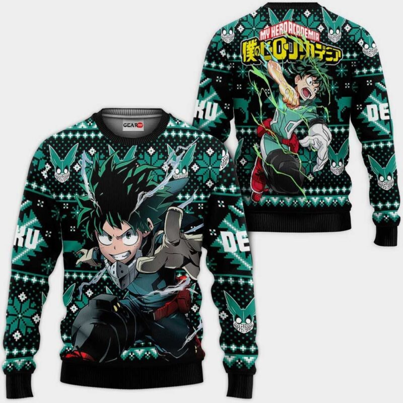 Izuku Midoriya Premium Outerwear Ugly Christmas
