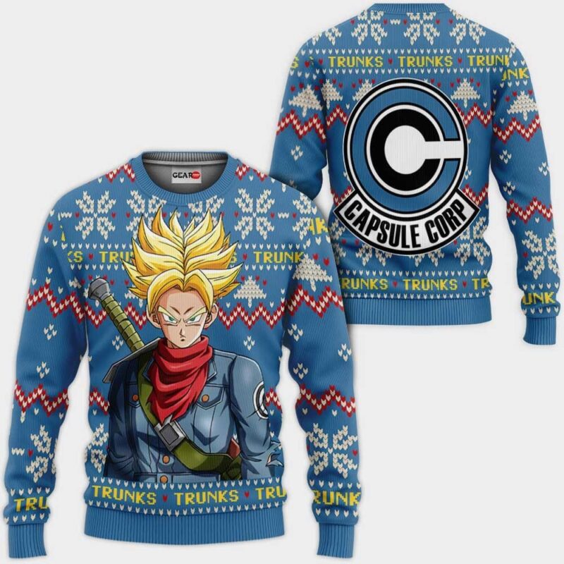 Future Trunks Premium Outerwear Ugly Christmas