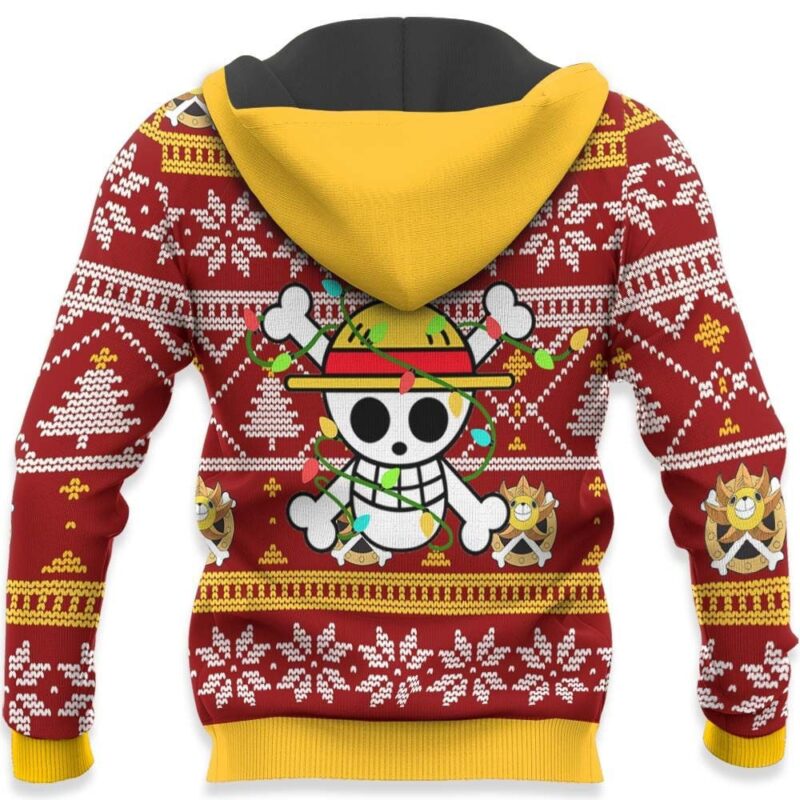 Monkey Luffy Premium Outerwear Ugly Christmas