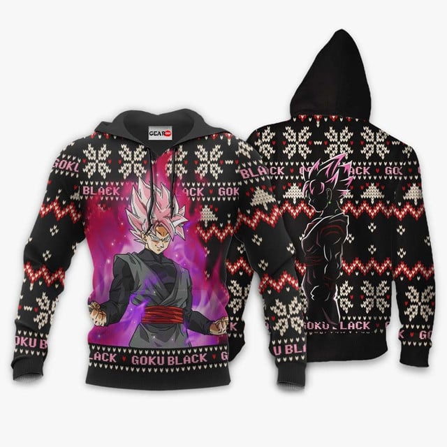 Goku Black Rose Christmas Sweater Xmas Gifts