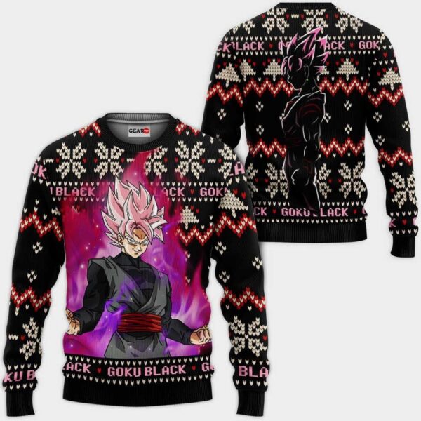 Goku Black Rose Christmas Sweater Xmas Gifts