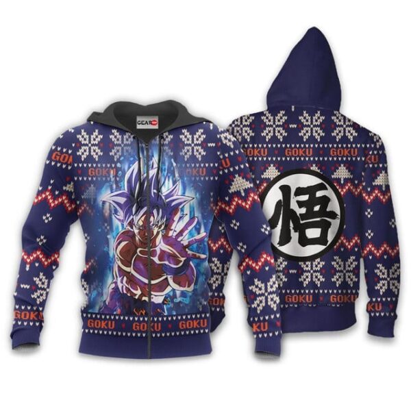 Goku Ultra Instinct Sweater Ugly Christmas Anime