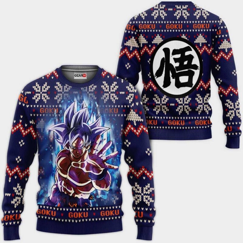 Goku Ultra Instinct Sweater Ugly Christmas Anime