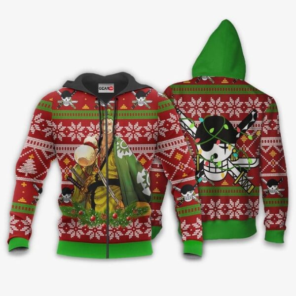 Zoro Ugly Christmas Sweater Wano Xmas Gifts