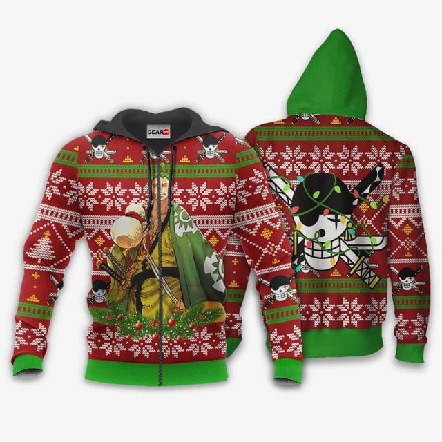 Zoro Ugly Christmas Sweater Wano Xmas Gifts