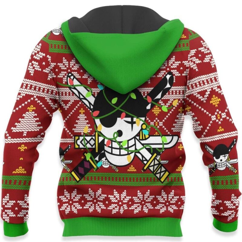 Zoro Ugly Christmas Sweater Wano Xmas Gifts