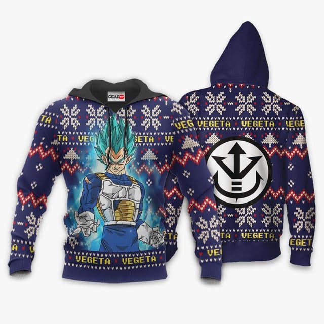 Vegeta Blue Christmas Sweater Xmas Gifts
