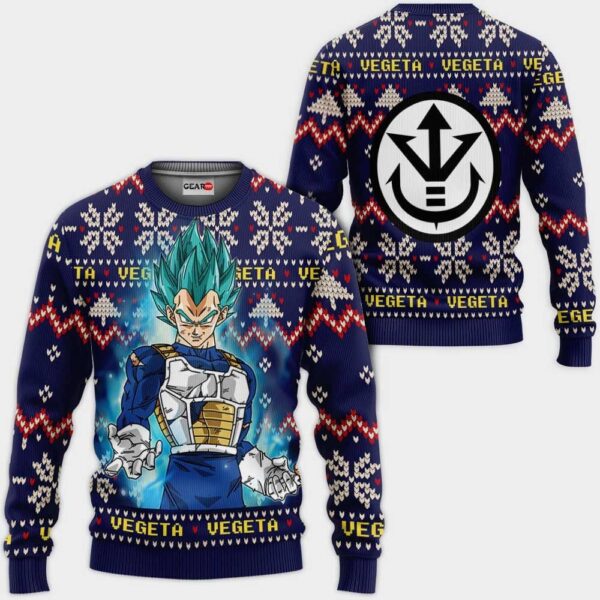 Vegeta Blue Christmas Sweater Xmas Gifts