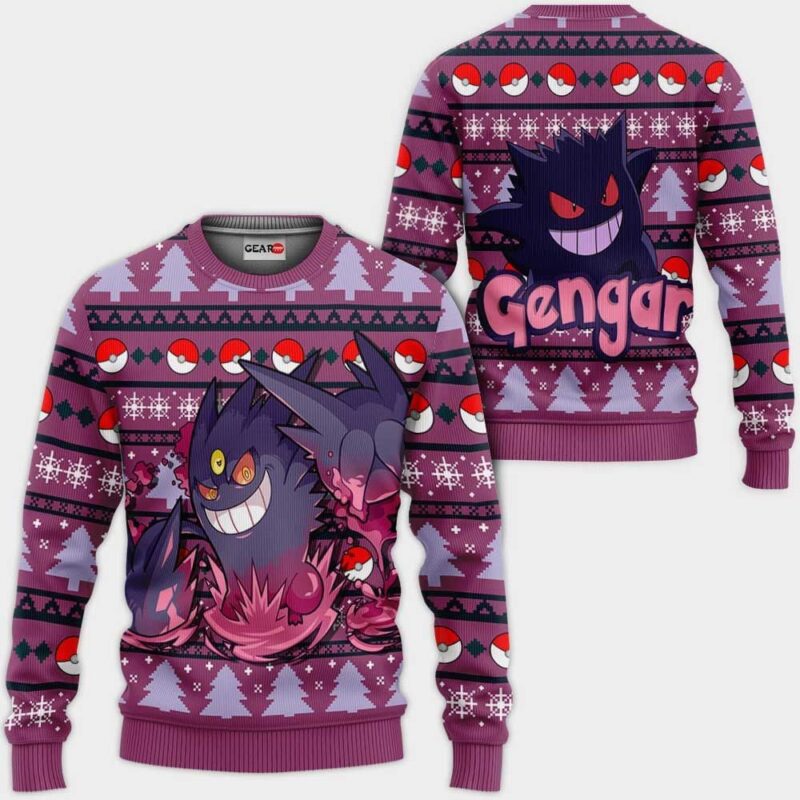 Gengar Premium Outerwear Ugly Christmas