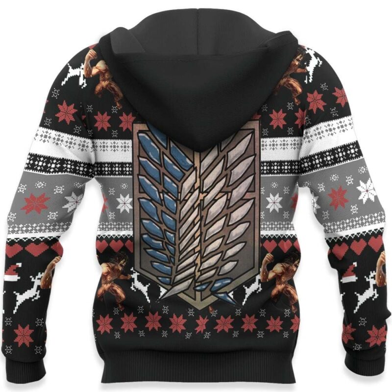 AOT Eren Premium Outerwear Ugly Christmas