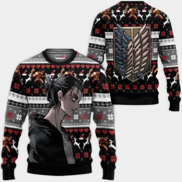 AOT Eren Premium Outerwear Ugly Christmas