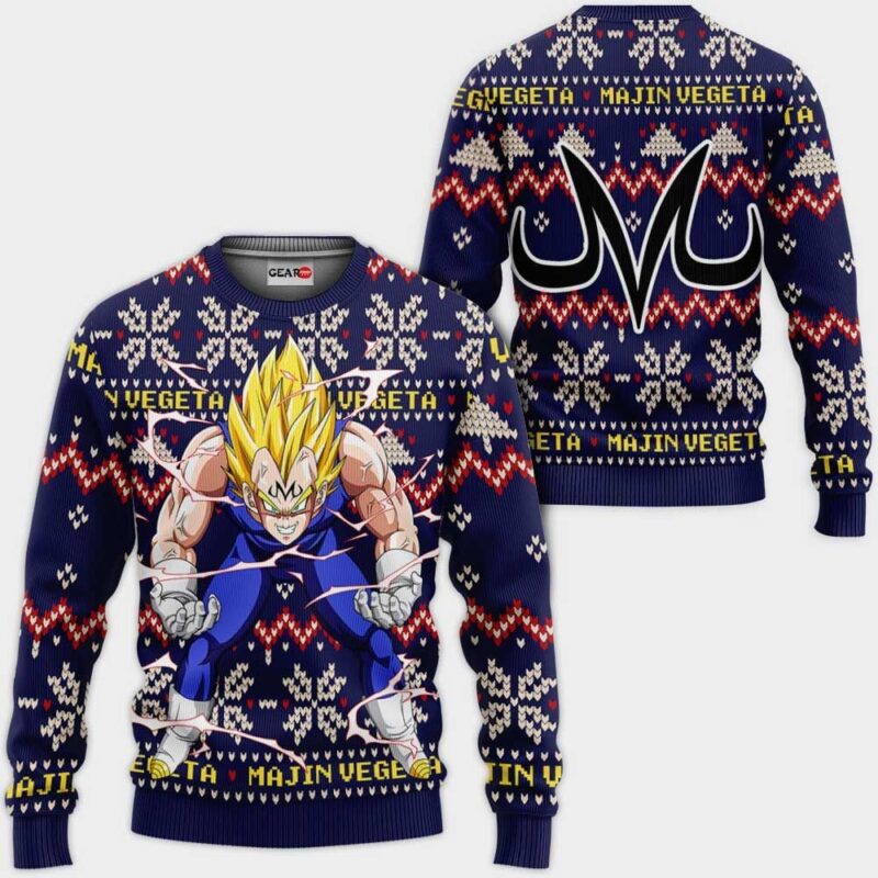 Majin Vegeta Christmas Sweater Xmas Gifts