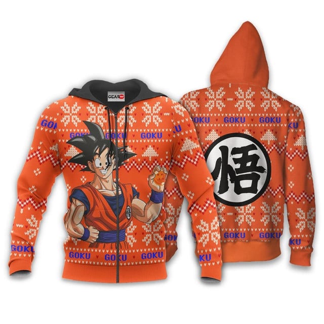 Goku Premium Outerwear Ugly Christmas