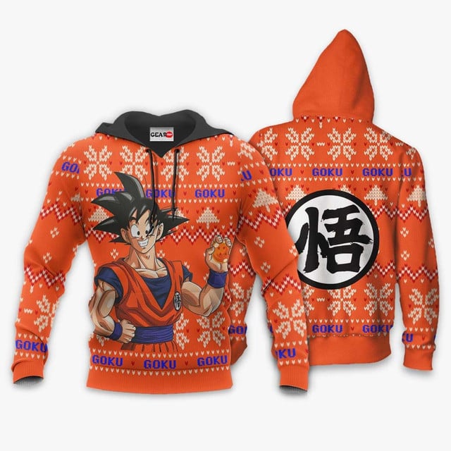Goku Premium Outerwear Ugly Christmas