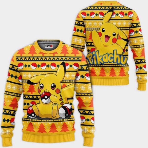 Pikachu Premium Outerwear Ugly Christmas