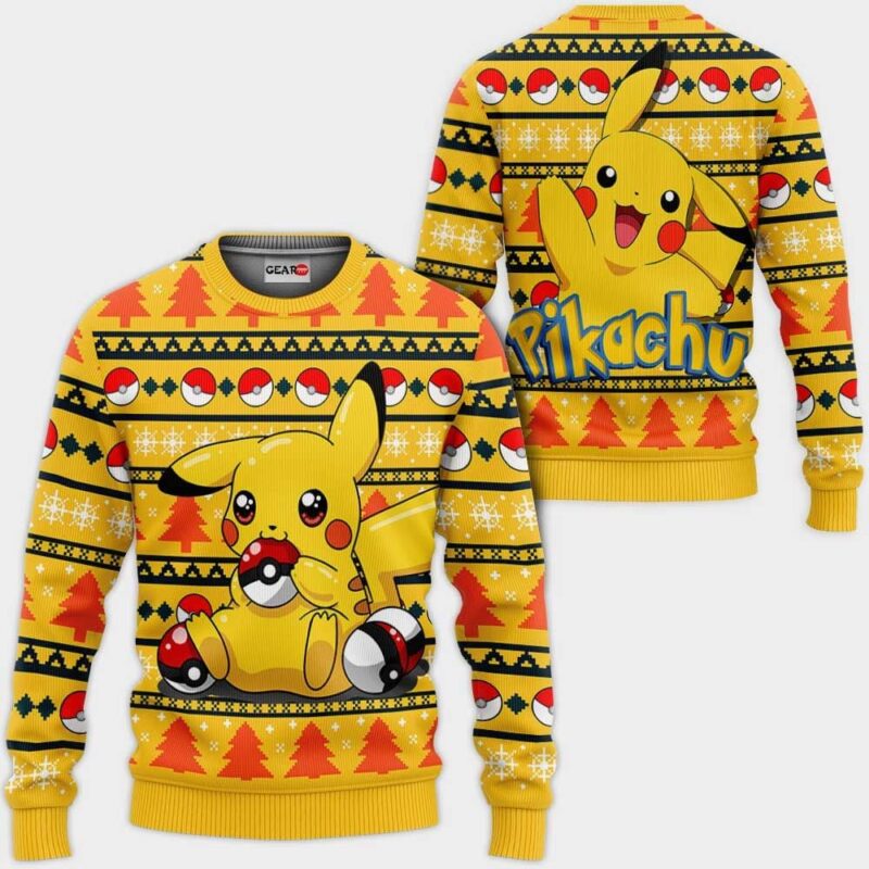 Pikachu Premium Outerwear Ugly Christmas