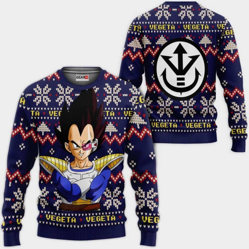 Prince Vegeta Christmas Sweater Xmas Gifts