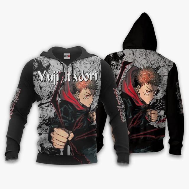 Yuji Itadori Premium Outerwear Manga Style Perfect Gift Idea