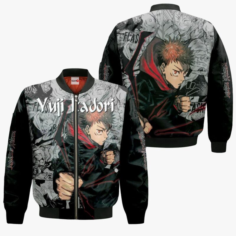 Yuji Itadori Premium Outerwear Manga Style Perfect Gift Idea