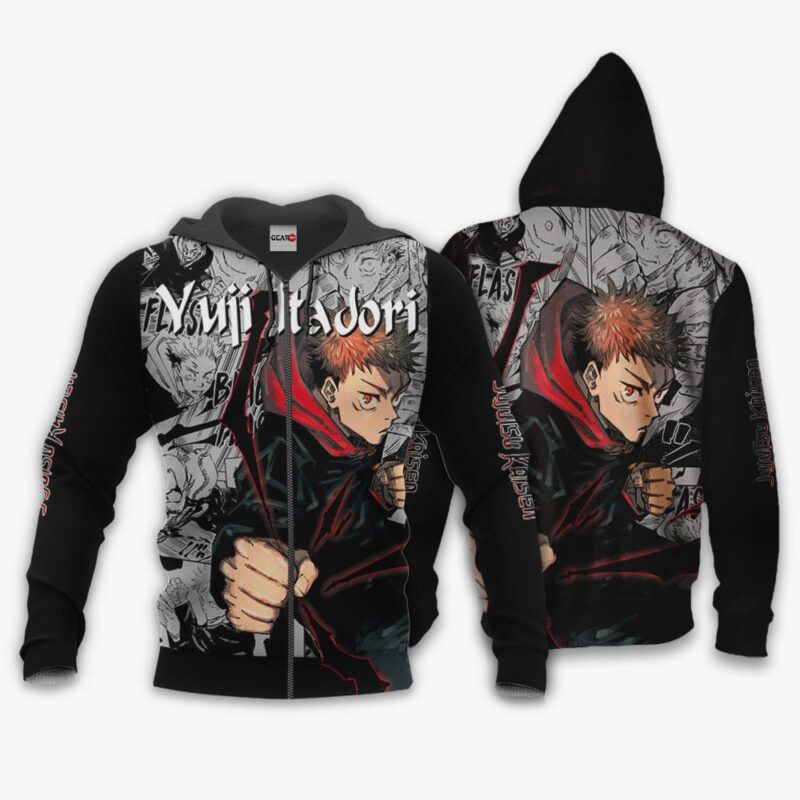 Yuji Itadori Premium Outerwear Manga Style Perfect Gift Idea