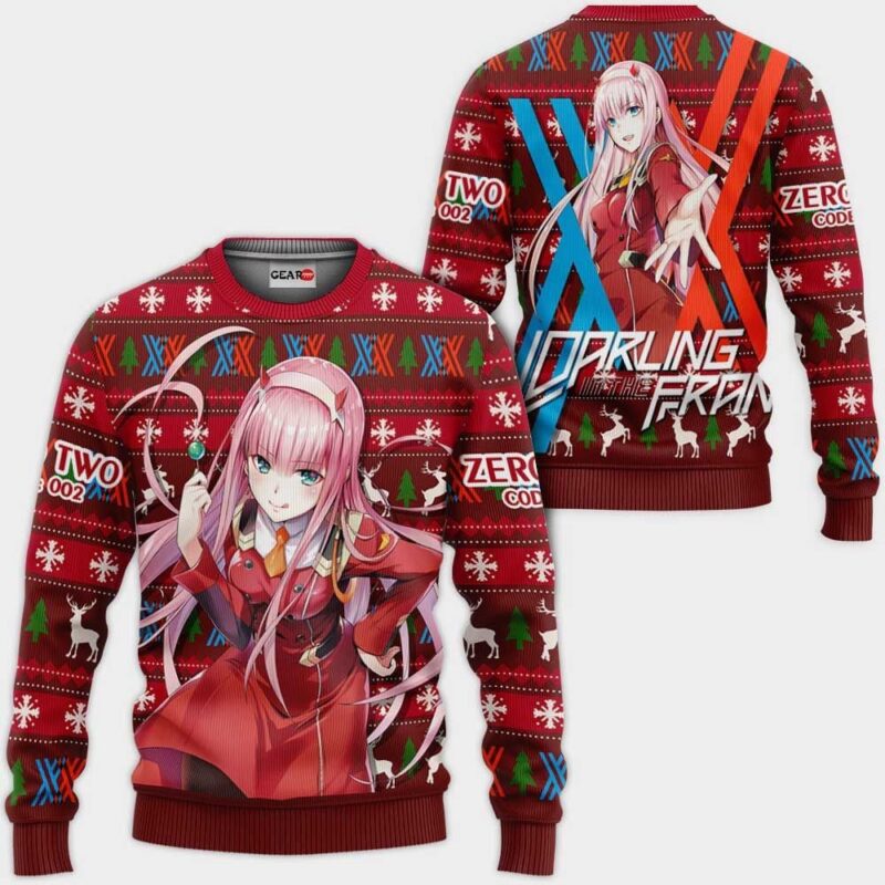 Zero Two Code 002 Premium Outerwear Ugly Christmas
