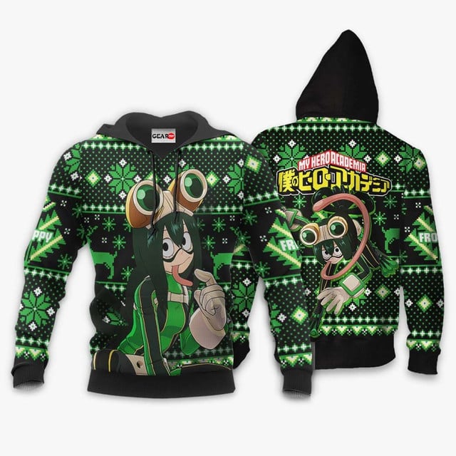 Tsuyu Asui Premium Outerwear Ugly Christmas