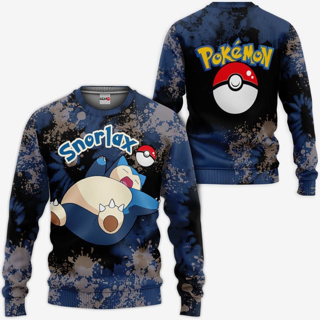 Snorlax Premium Outerwear Tie Dye Style