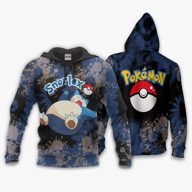 Snorlax Premium Outerwear Tie Dye Style