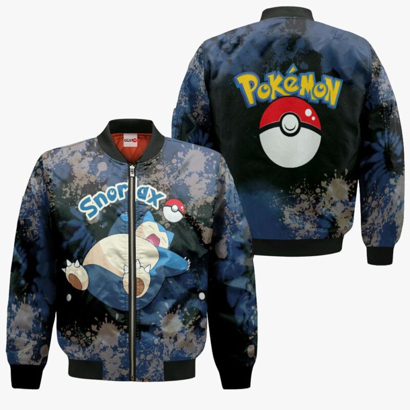 Snorlax Premium Outerwear Tie Dye Style
