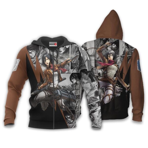 Mikasa Ackerman Premium Outerwear Manga Style