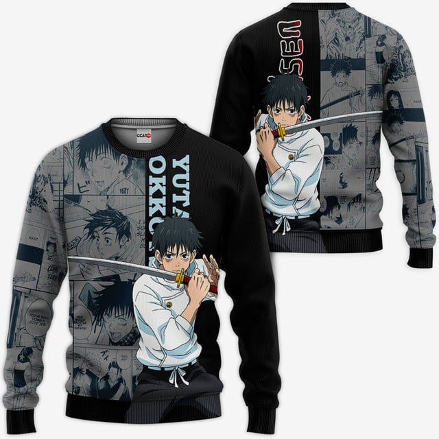 Yuta Okkotsu Premium Outerwear Manga Style