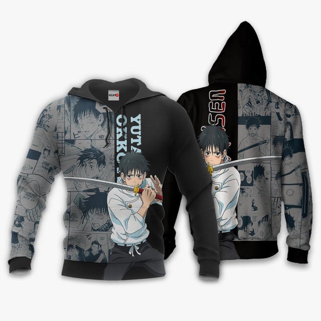 Yuta Okkotsu Premium Outerwear Manga Style