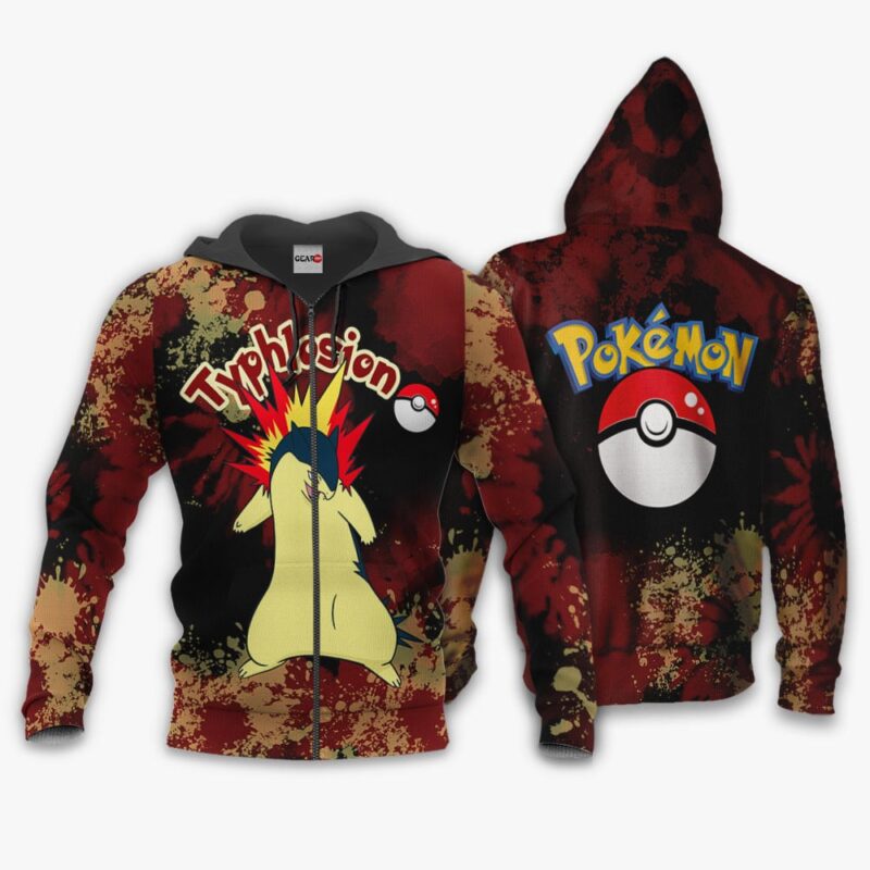 Typhlosion Premium Outerwear Tie Dye Style
